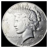1935-S Silver Peace Dollar CHOICE AU