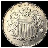 1866 Shield Nickel UNCIRCULATED