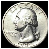 1932-S Silver Washington Quarter UNCIRCULATED
