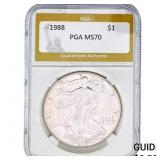 1988 Silver Eagle PGA MS70