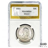 1921 Missouri Half Dollar PGA MS64