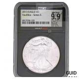 2013 Silver Eagle NGC MS9.9 Vaultbox Series 5