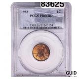 1953 Wheat Cent PCGS PR66 RD