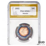 1902 Barber Half Dollar PGA MS66+ Monster