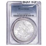 1881-O Morgan Silver Dollar PCGS MS62