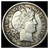 1916 Barber Silver Dime CLOSELY UNCIRCULATED
