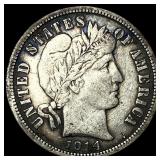 1914 Barber Dime CLOSELY UNCIRCULATED
