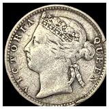 1894 British Honduras Victoria Silver 10 Cents NEA
