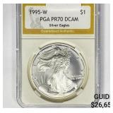 1995-W American Silver Eagle PGA PR70DCAM