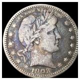 1903 Barber Silver Quarter NEARLY UNCIRCULATED