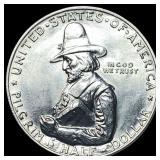 1920 Silver Pilgrim Tercentenary Half Dollar GEM B