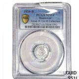 1826-B Hanover Silver 4 Pfennig PCGS MS64