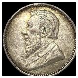 1897 South Africa Silver 6 Pence HIGH GRADE