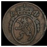 1788 German States Copper 1 Kreutzer NEARLY UNCIRC