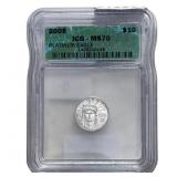2005 Platnum Eagle $10 ICG MS70