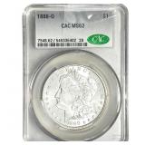 1888-O Morgan Silver Dollar CAC MS62
