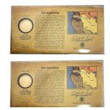 [81] 53 Barber Dimes, 1964-1976 Kennedy 50C set