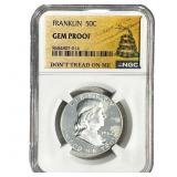 1962 Franklin Half Dollar NGC GEM PROOF