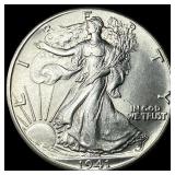 1941 Silver Half Dollar Walking Liberty UNCIRCULAT
