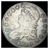 1820 Capped Bust Half Dollar NEARLY UNCIRCULATED