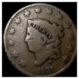1831 Coronet Head Large Cent HIGH GRADE