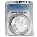 1902-O Morgan Silver Dollar PCGS MS63
