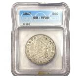 1817 Capped Bust Half Dollar ICG VF25