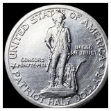 1925 Silver Lexington-Concord Half Dollar CHOICE A