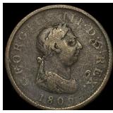 1806 Great Britain George III Copper Penny CLOSELY
