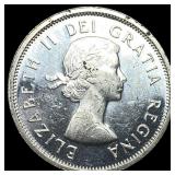 1962 Canada Silver 25 Cents CHOICE BU