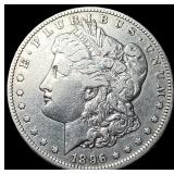 1896-O Silver Morgan Dollar ABOUT UNCIRCULATED