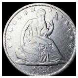 1850-O Silver Half Dollar NEARLY UNCIRCULATED
