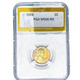 1926 Wheat Cent PGA MS66 RD