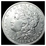 1884-S Silver Morgan Dollar NEARLY UNCIRCULATED
