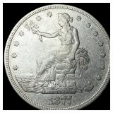 1877 Silver Trade Dollar CLOSELY UNCIRCULATED