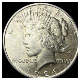 1924 Silver Peace Dollar UNCIRCULATED
