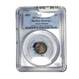 1883 Great Britain Silver 3 Pence PCGS Genuine
