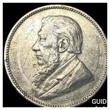 1897 South Africa Silver 2 Shillings NEARLY UNCIRC