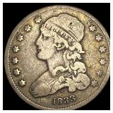 1833 Capped Bust Silver Quarter NICELY CIRCULATED