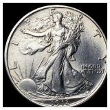 1918 Walking Liberty Half Dollar CHOICE BU
