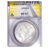 1879-S Morgan Silver Dollar ANACS MS62