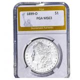 1899-O Morgan Silver Dollar PGA MS63