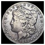 1892-CC Silver Morgan Dollar HIGH GRADE