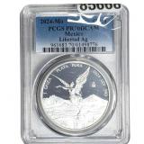 2024-Mo Mexico 1oz Silver Onza Libertad PCGS PR70