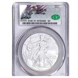 2020 Silver Eagle CAC MS70