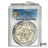 1875 Japan Silver Trade Dollar PCGS VFDetails Chop