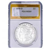 1899-O Morgan Silver Dollar PGA MS64