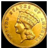 1856-S $3 Gold Piece
