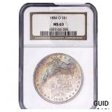 1884-O Morgan Silver Dollar NGC MS63