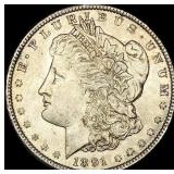 1891 Morgan Silver Dollar UNCIRCULATED